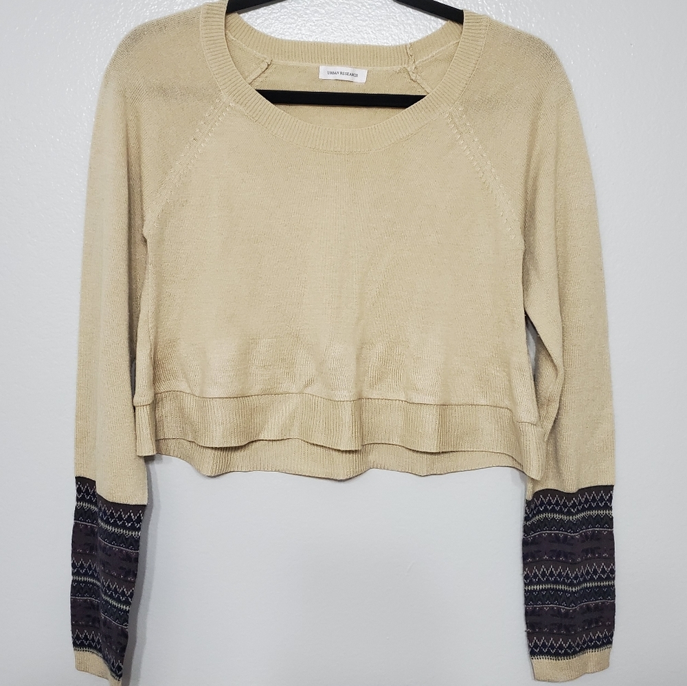 Urban Research Thermal Crop Top Sweater